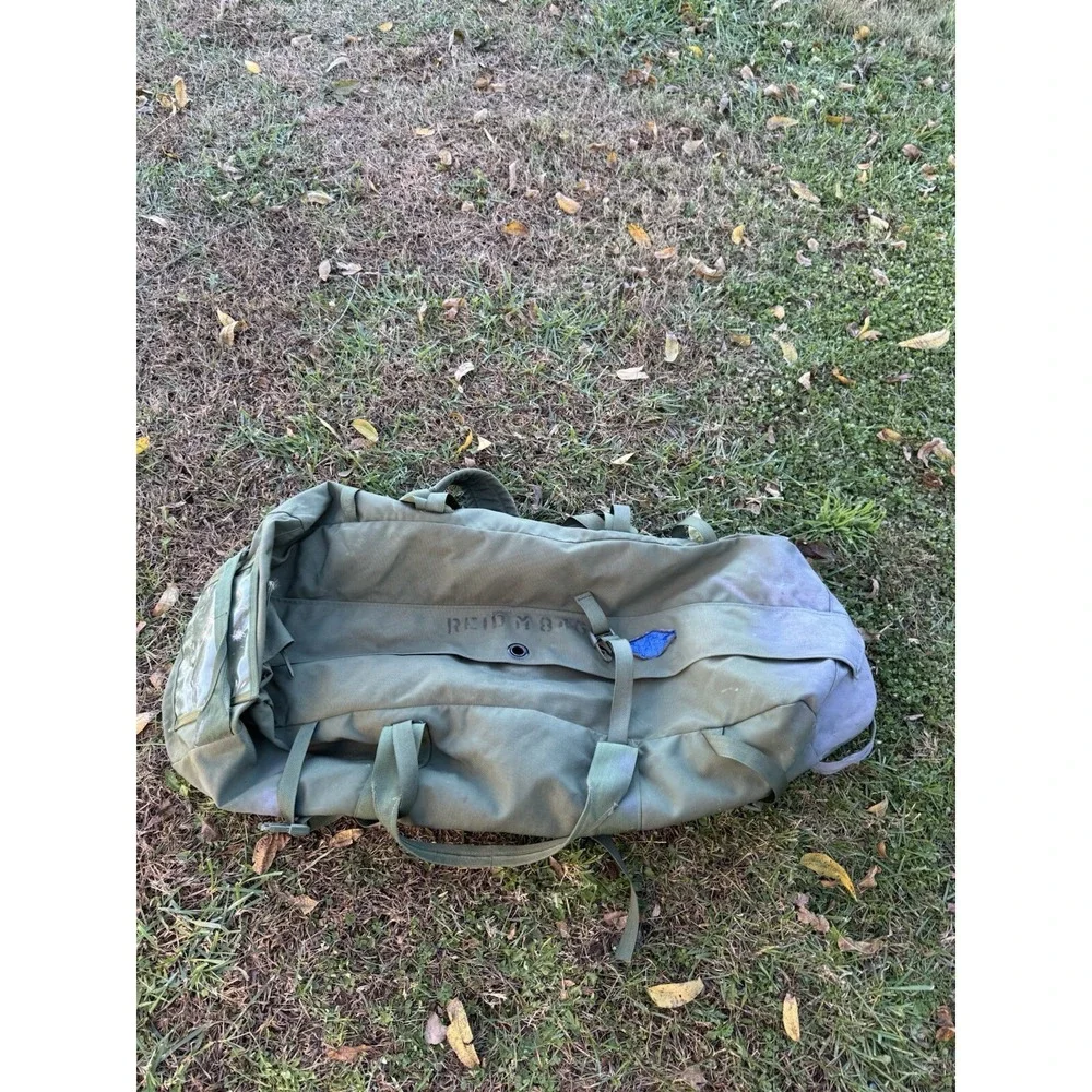 US Military IMPROVED Duffel Bag‎ ZIPPERED Duffle Bag USGI 8465-01-604-6541 USED